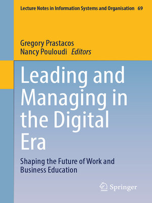 cover image of Leading and Managing in the Digital Era